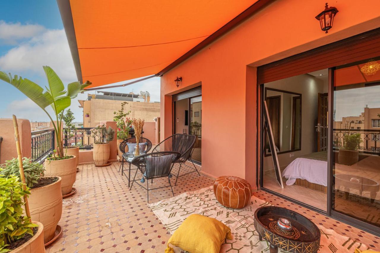 L'Atlas - Appartement Authentique A Gueliz Marrakesh Rom bilde