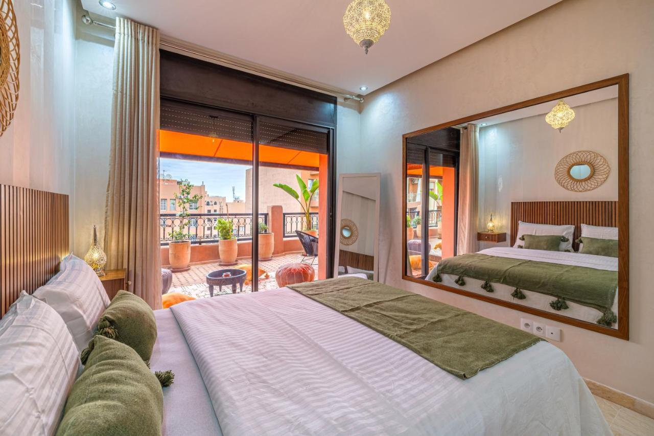 L'Atlas - Appartement Authentique A Gueliz Marrakesh Eksteriør bilde