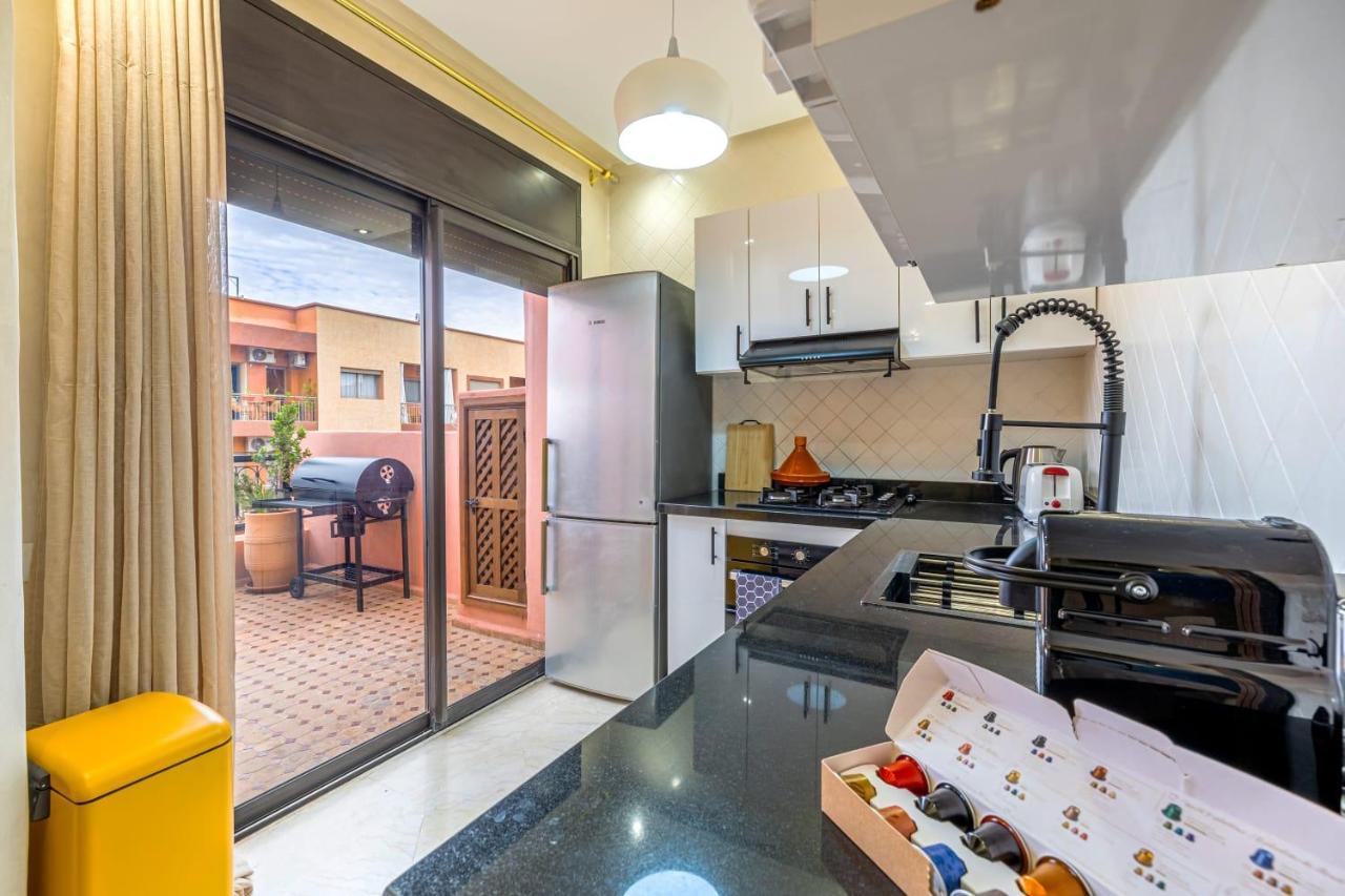 L'Atlas - Appartement Authentique A Gueliz Marrakesh Eksteriør bilde
