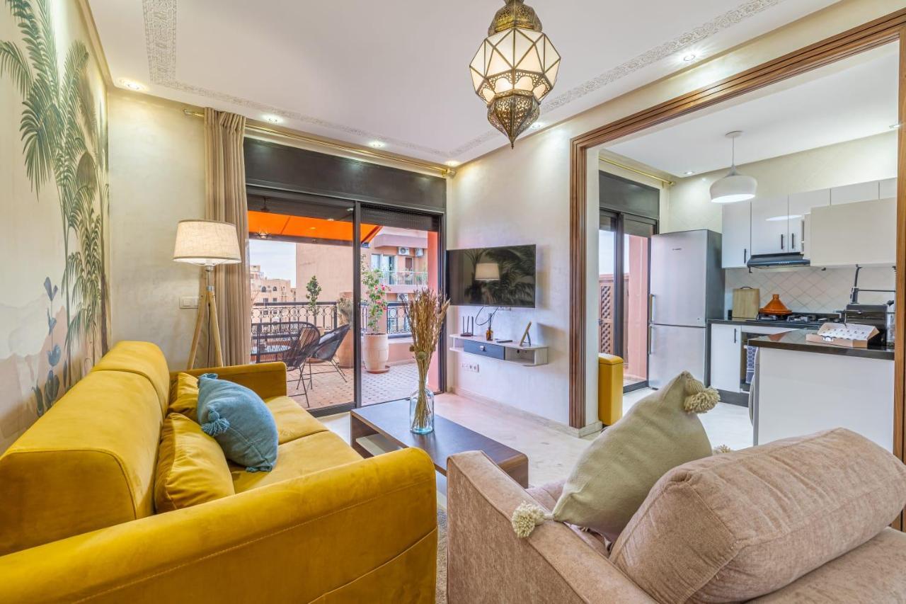 L'Atlas - Appartement Authentique A Gueliz Marrakesh Eksteriør bilde
