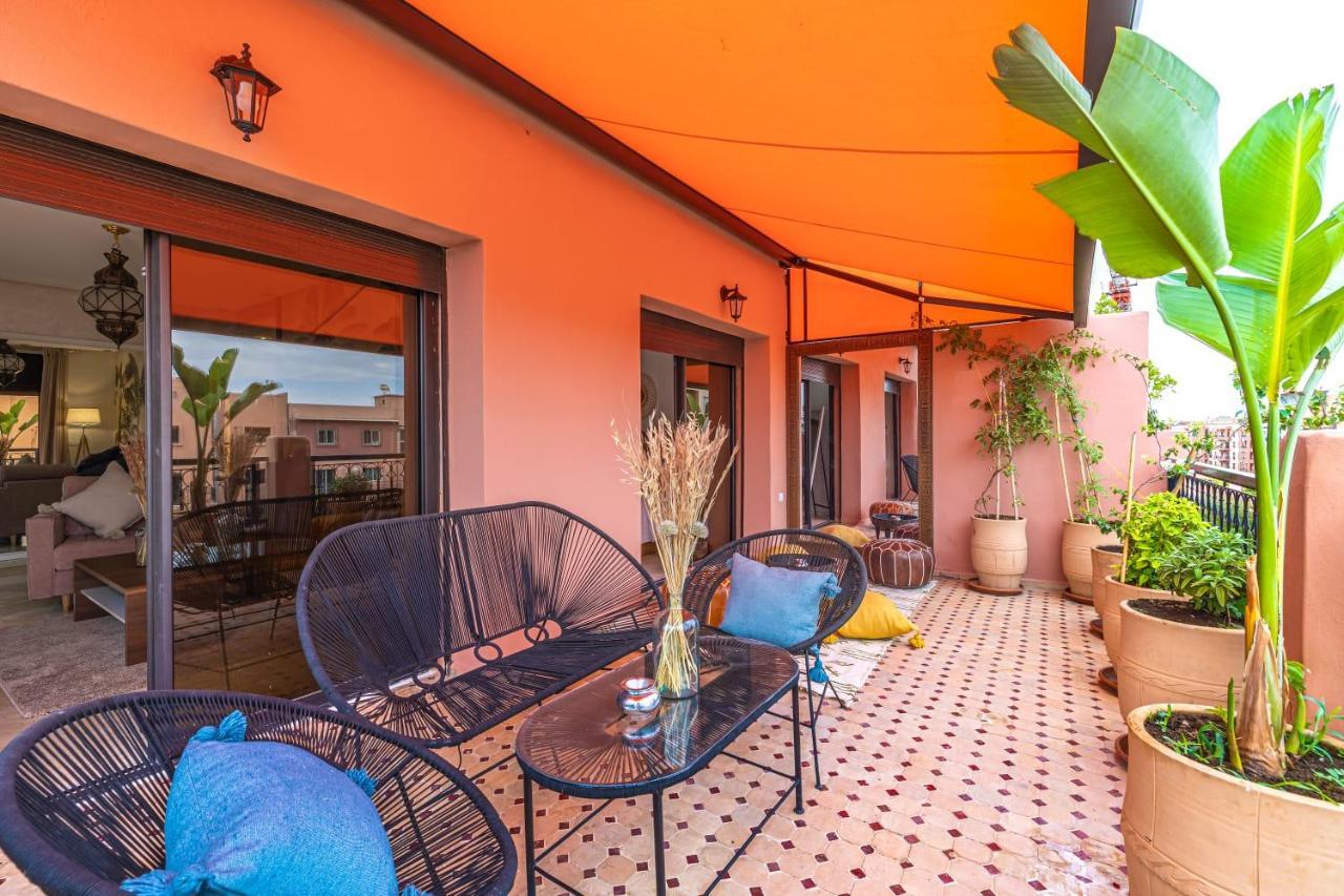 L'Atlas - Appartement Authentique A Gueliz Marrakesh Eksteriør bilde