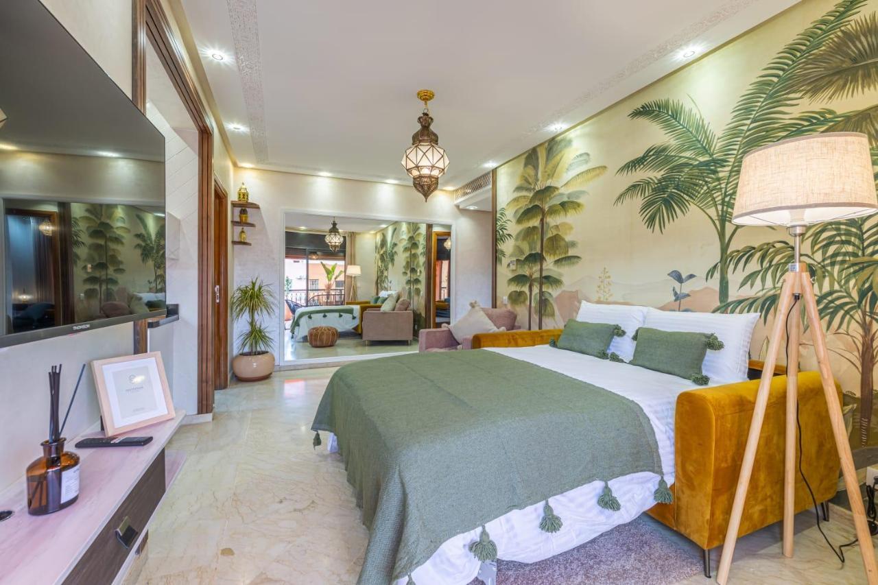 L'Atlas - Appartement Authentique A Gueliz Marrakesh Eksteriør bilde