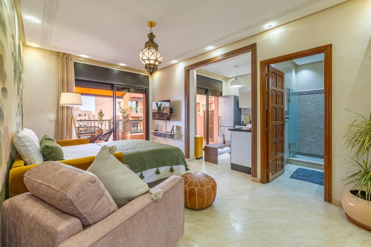 L'Atlas - Appartement Authentique A Gueliz Marrakesh Eksteriør bilde