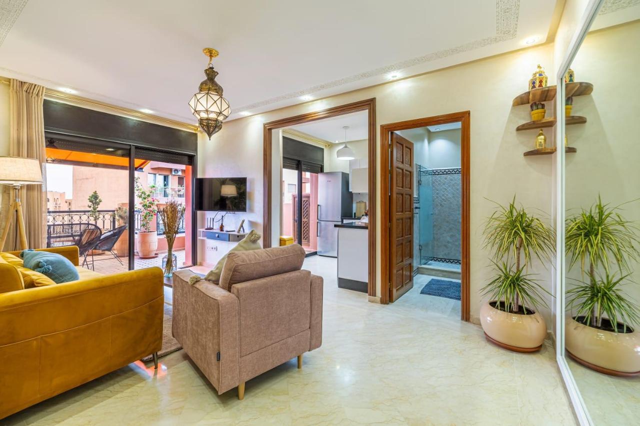 L'Atlas - Appartement Authentique A Gueliz Marrakesh Eksteriør bilde